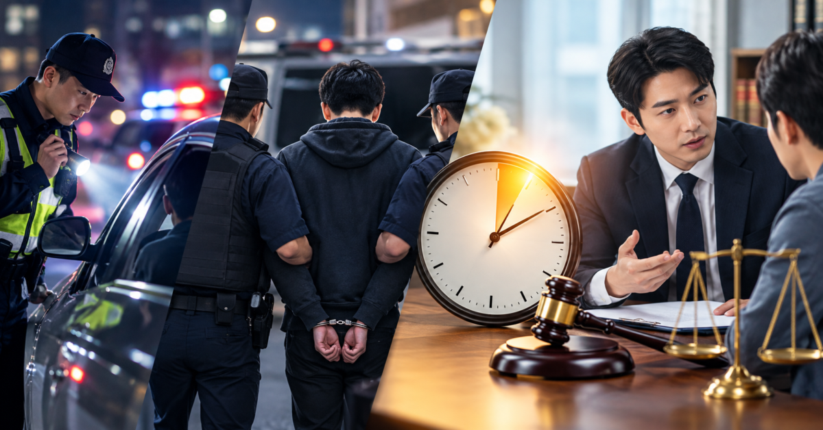 被臨檢、攔查、拘提、逮捕怎麼辦？黃金24小時緊急辯護完整指南
